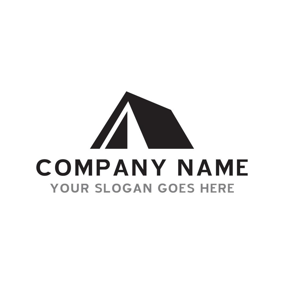 logotipo de camping, vector de logotipo de aventura