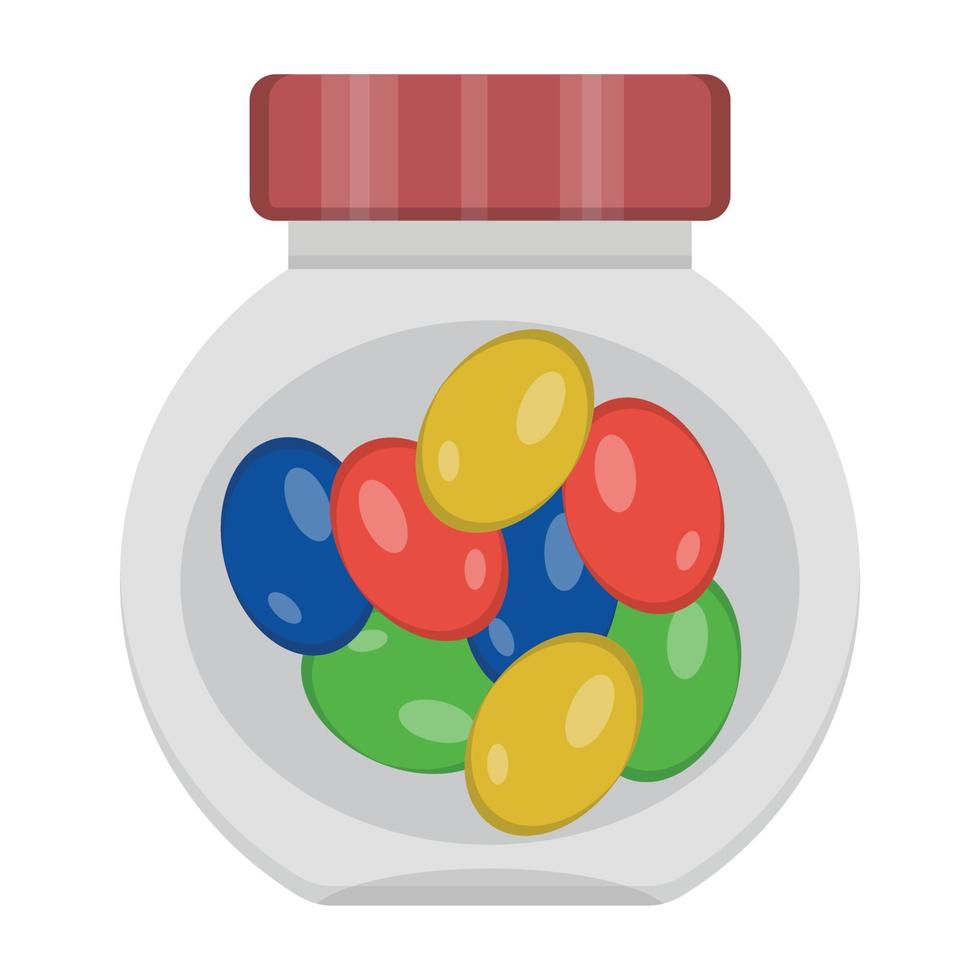 Candies jar vector icon  Which Can Easily Modify Or Edit