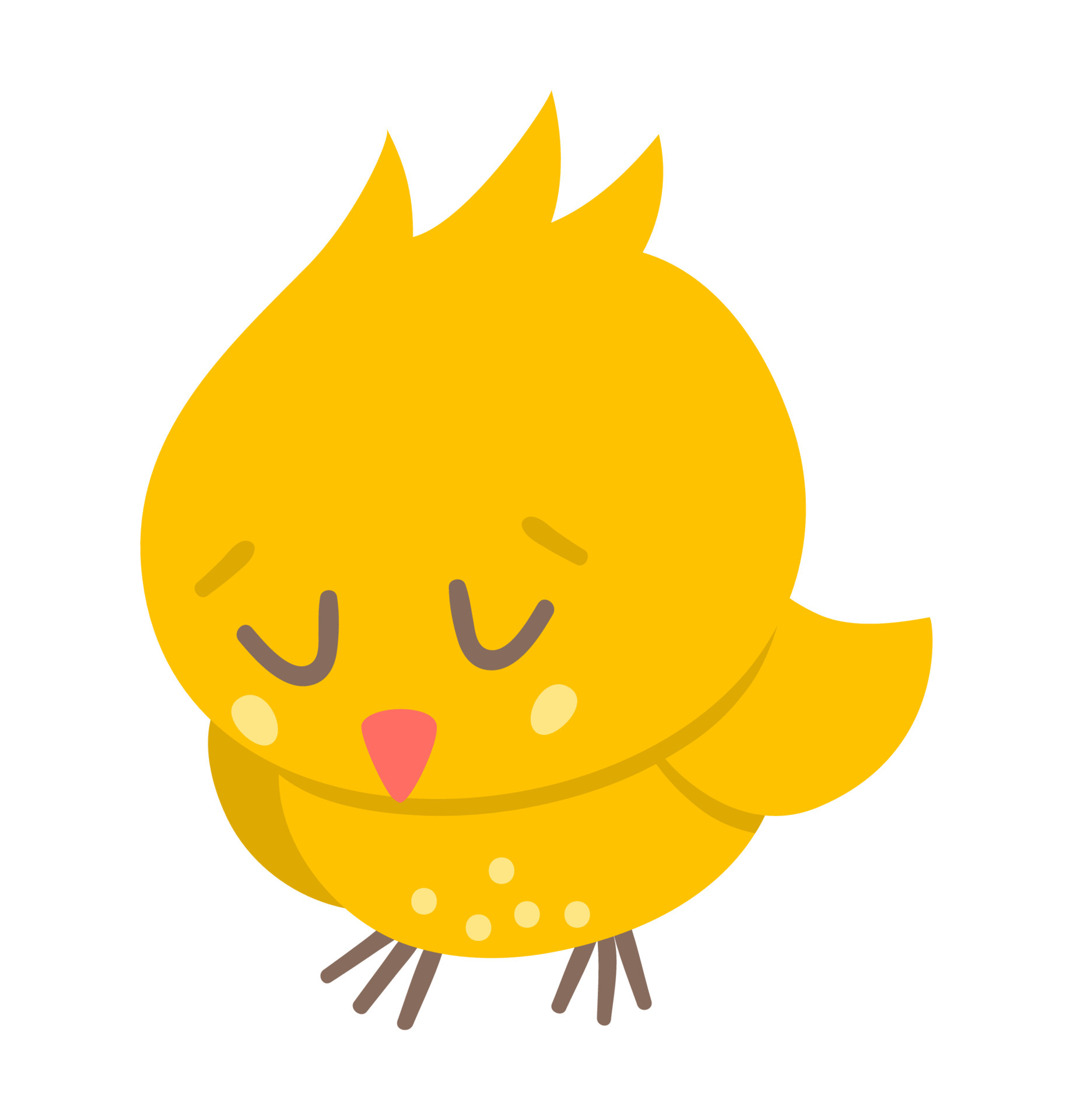 Vector funny chick icon. Spring, Easter or farm little bird illustration. Cute yellow sleeping chicken with closed eyes isolated on white background. 5389172 Vector Art at Vecteezy Vector funny chick icon. Spring, Easter or farm little bird illustration. Cute yellow sleeping chicken with closed eyes isolated on white background. 5389172 Vector Art at Vecteezy