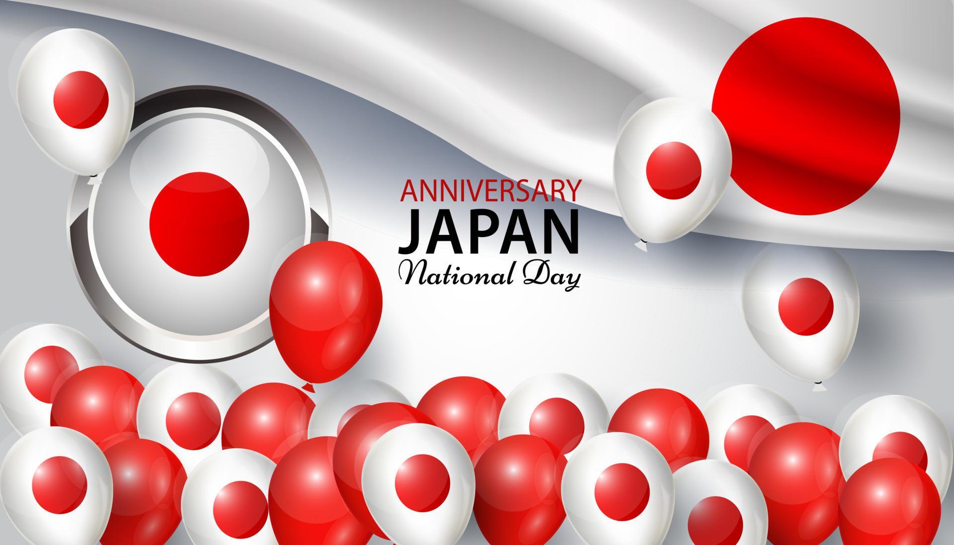 Japan national day poster template for a country's national day 5389268
