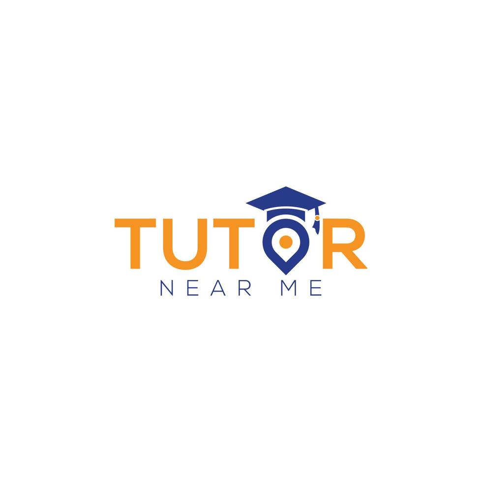 Tutor logo design template vector
