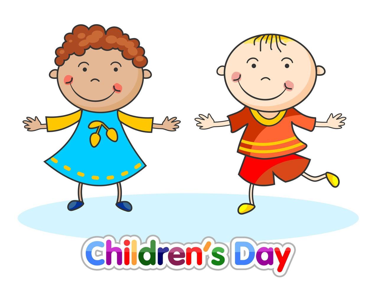 World Children's Day illustration vector