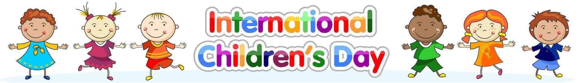 World Children's Day illustration vector