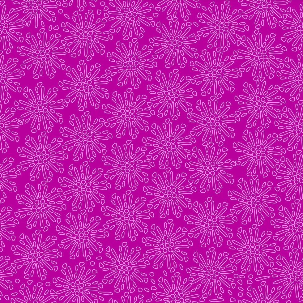 Abstract vector background, mandalas in shades of pink. A screen saver for a gadget, a background for a postcard or a poster. Infinite pattern.