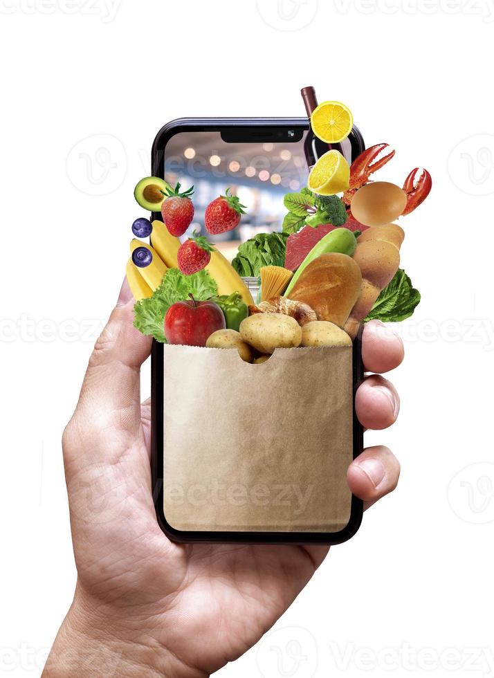 food delivery concept photo