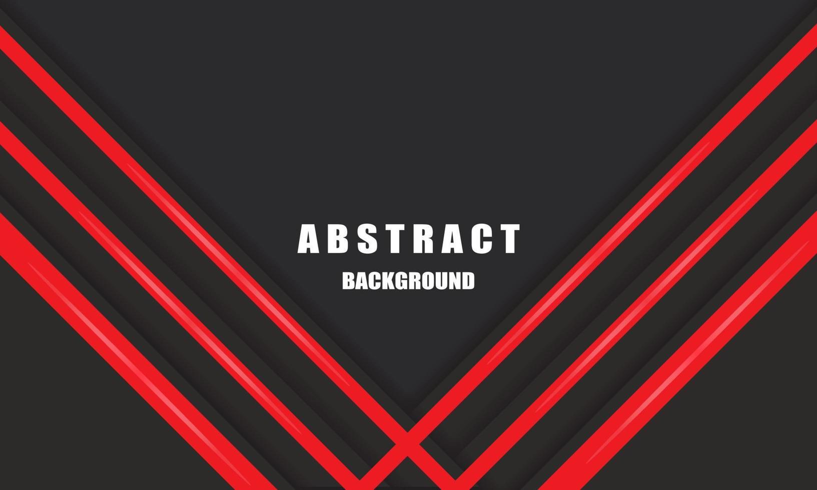modern abstract black and red line background vector