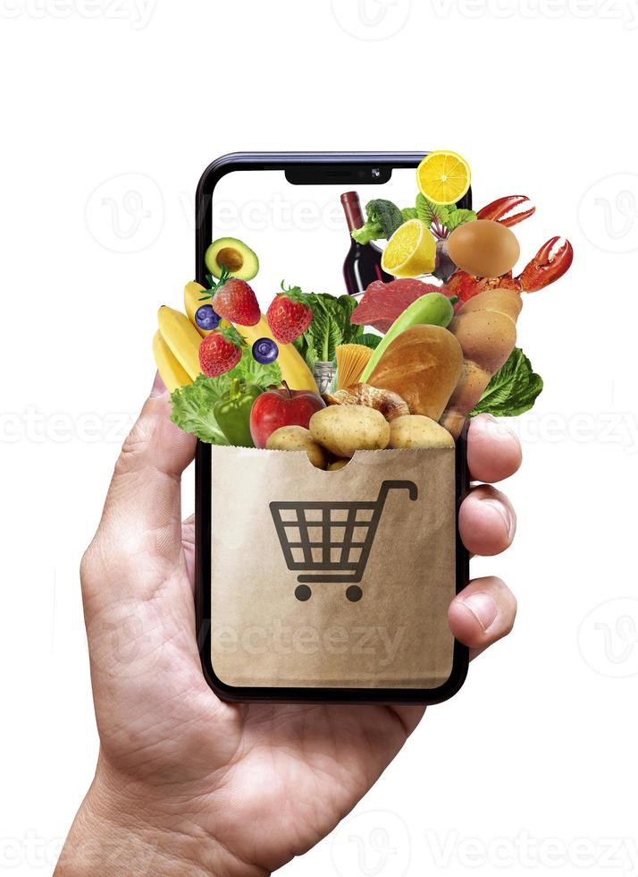 food delivery concept photo