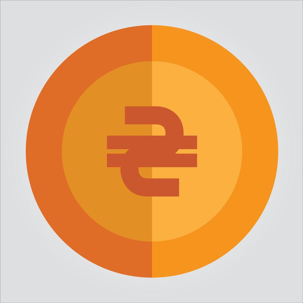 Isolated Hryvna Currency Transparent Scalable Vector Graphic