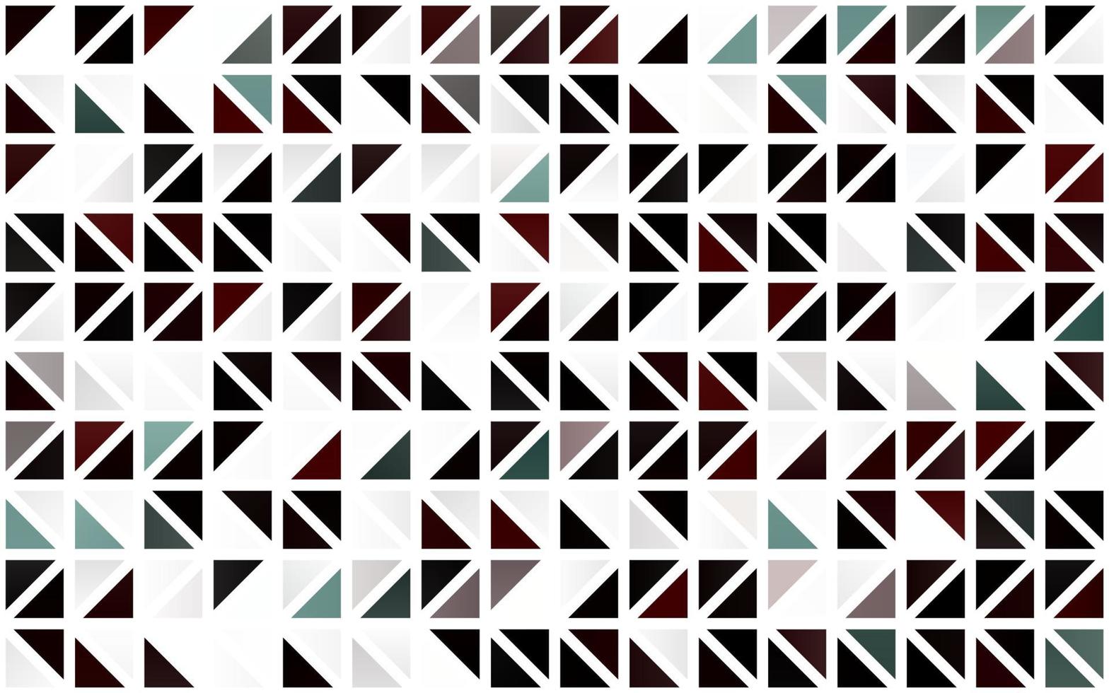 Light Red vector seamless background with triangles.