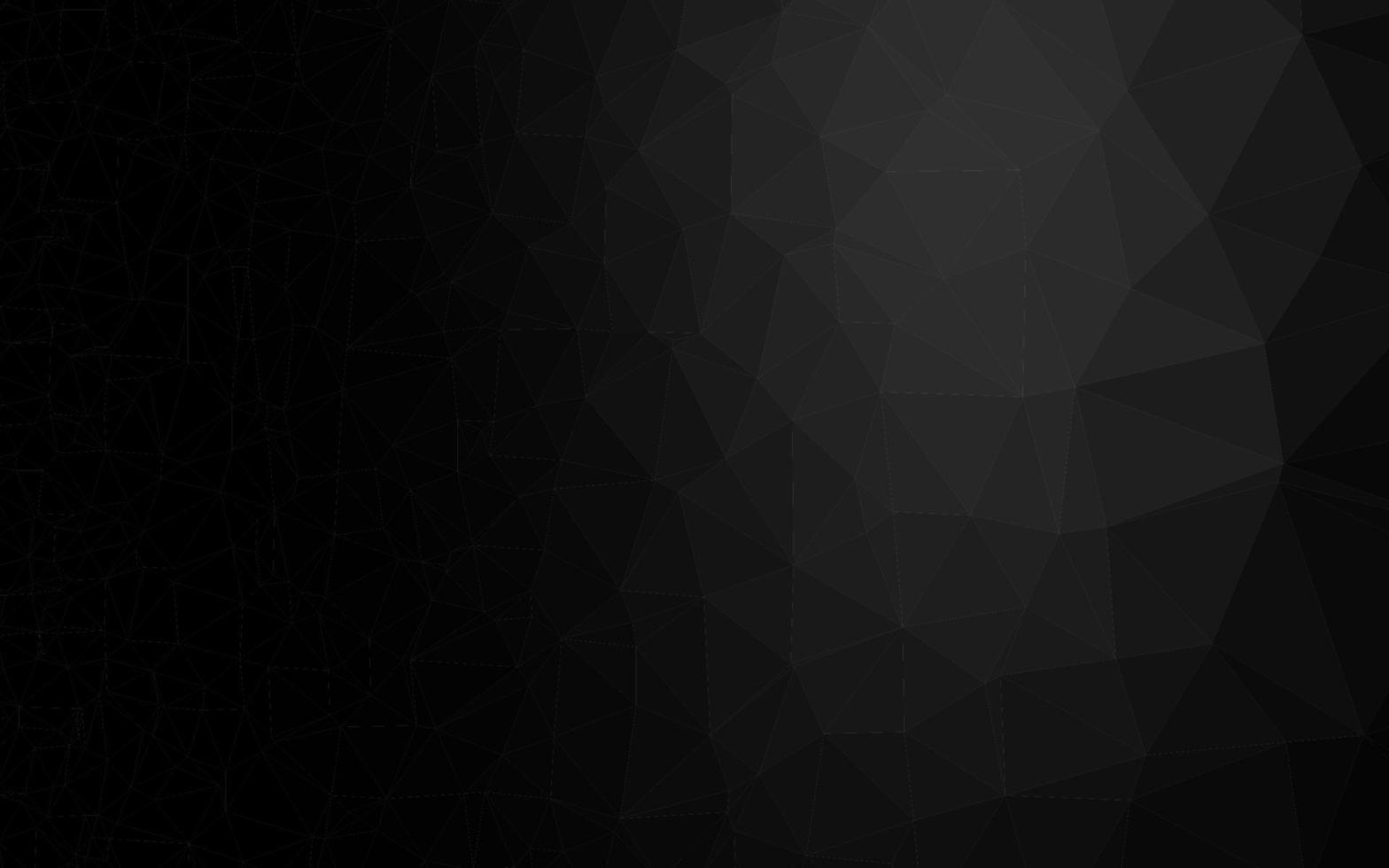 Dark Silver, Gray vector abstract mosaic background.