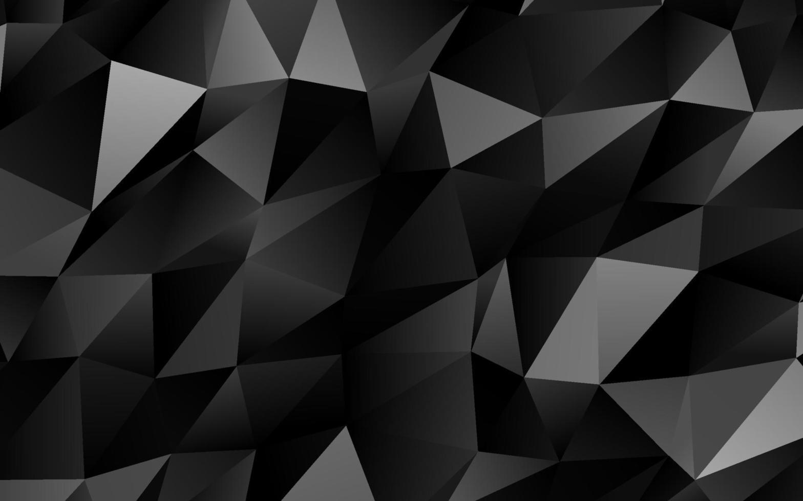 plata oscura, patrón de mosaico abstracto vector gris.