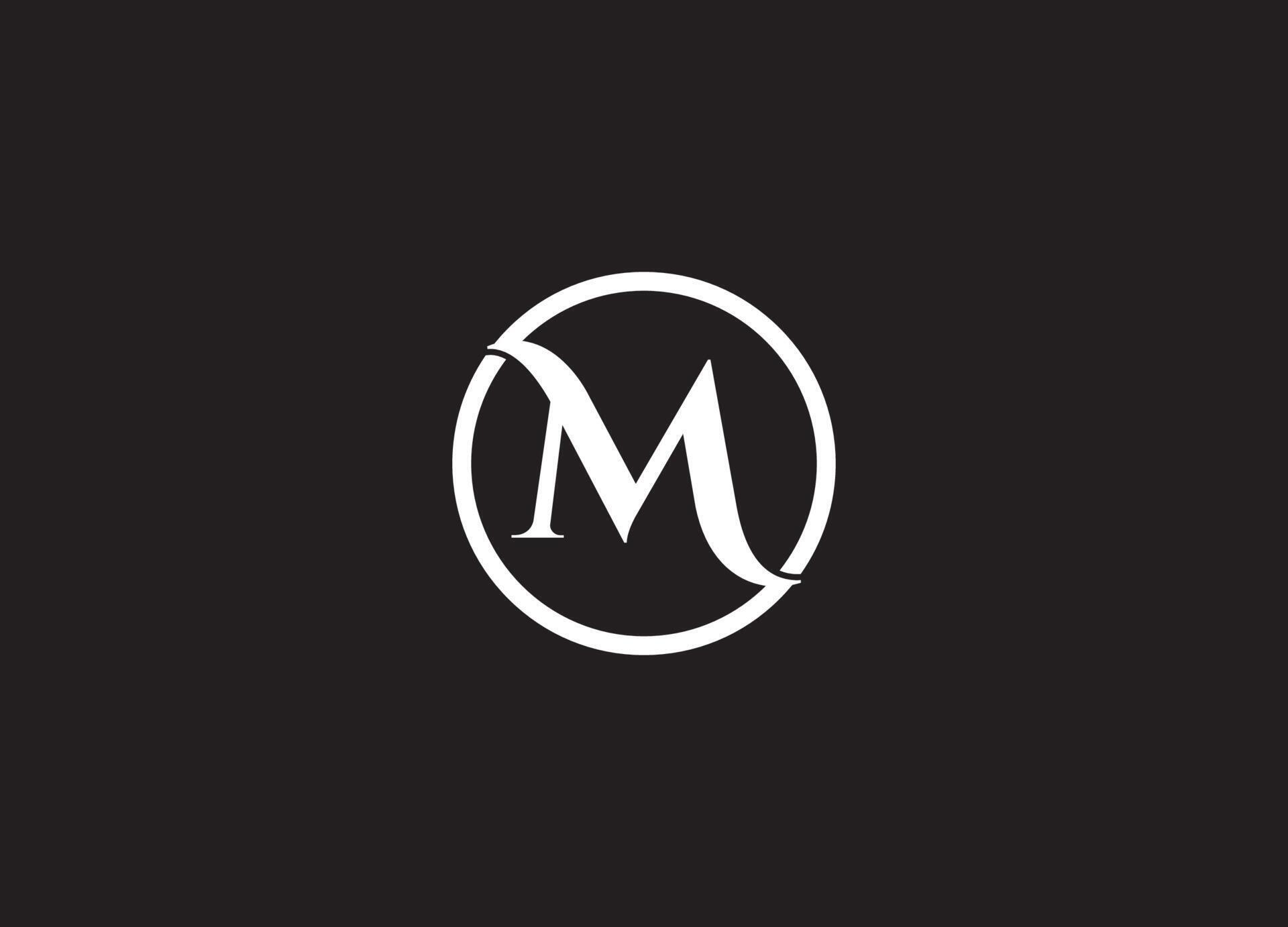 Creative and Minimalist Letter M Logo Design Icon, 5391339 Vector Art