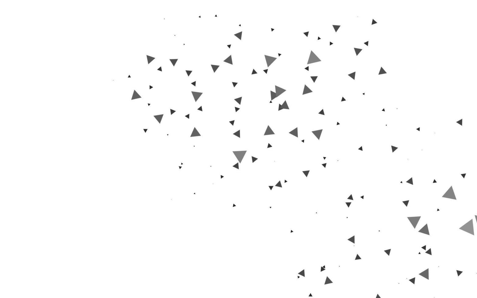 Light Silver, Gray vector background with triangles.