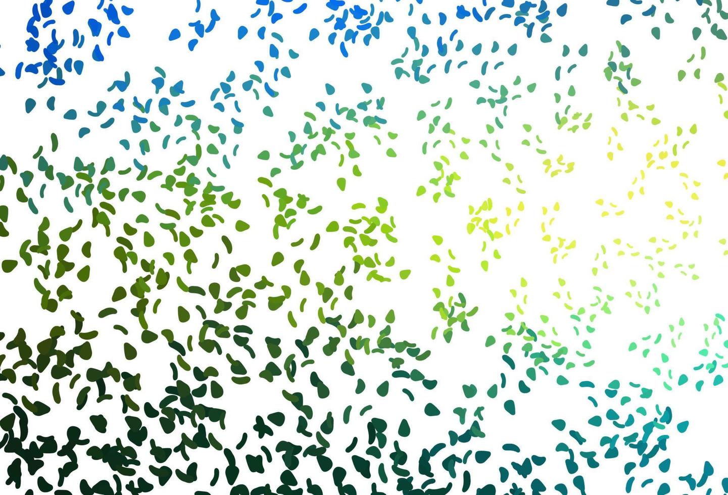 Light Blue, Yellow vector background with abstract forms.
