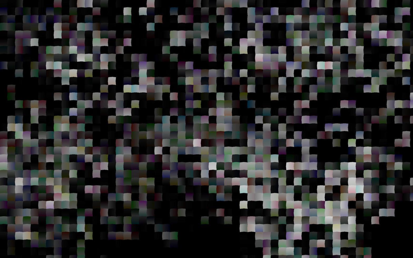 Dark Silver, Gray vector template with crystals, rectangles.