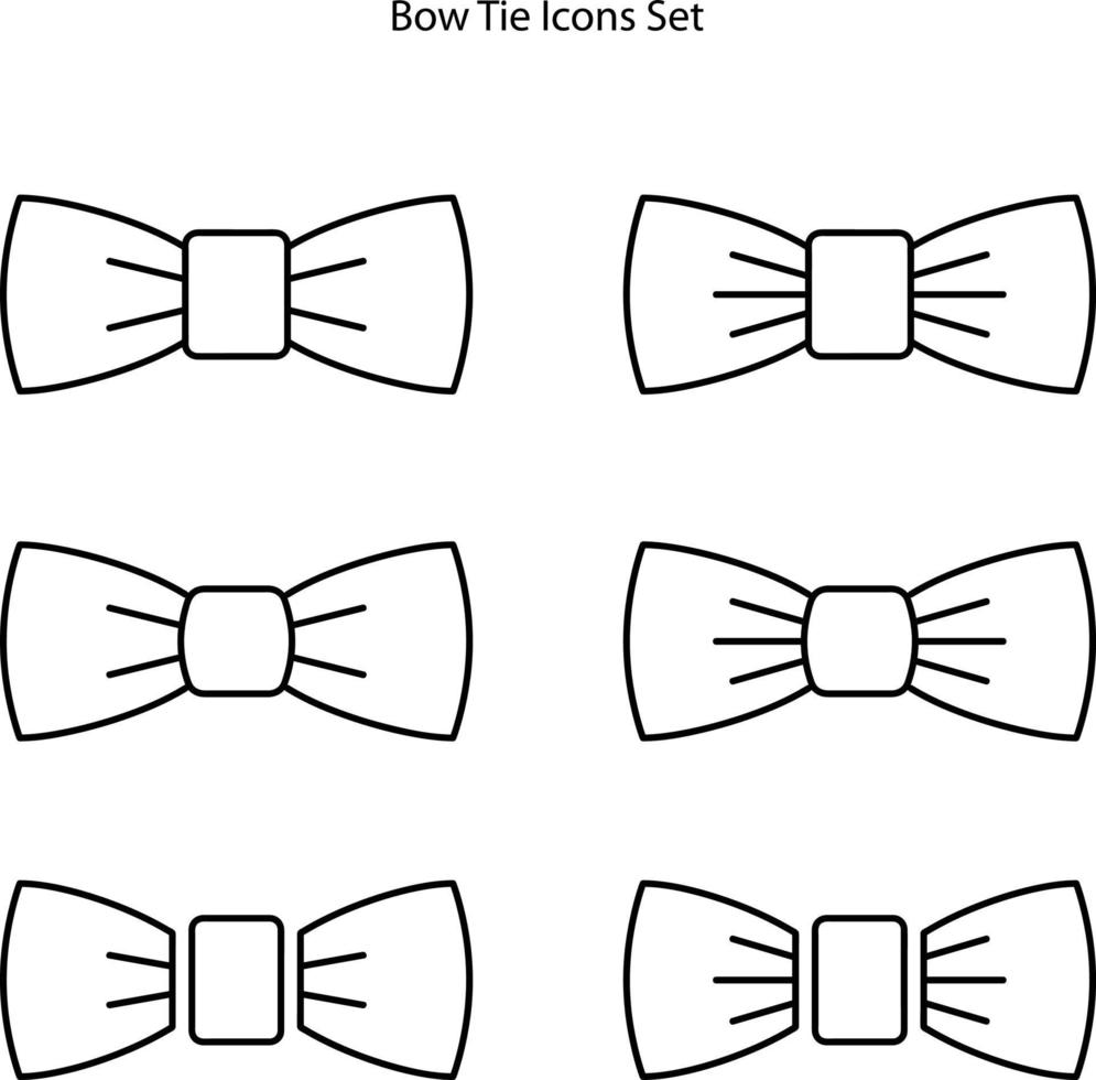 bow tie icon isolated on white background from wardrobe collection. bow ...