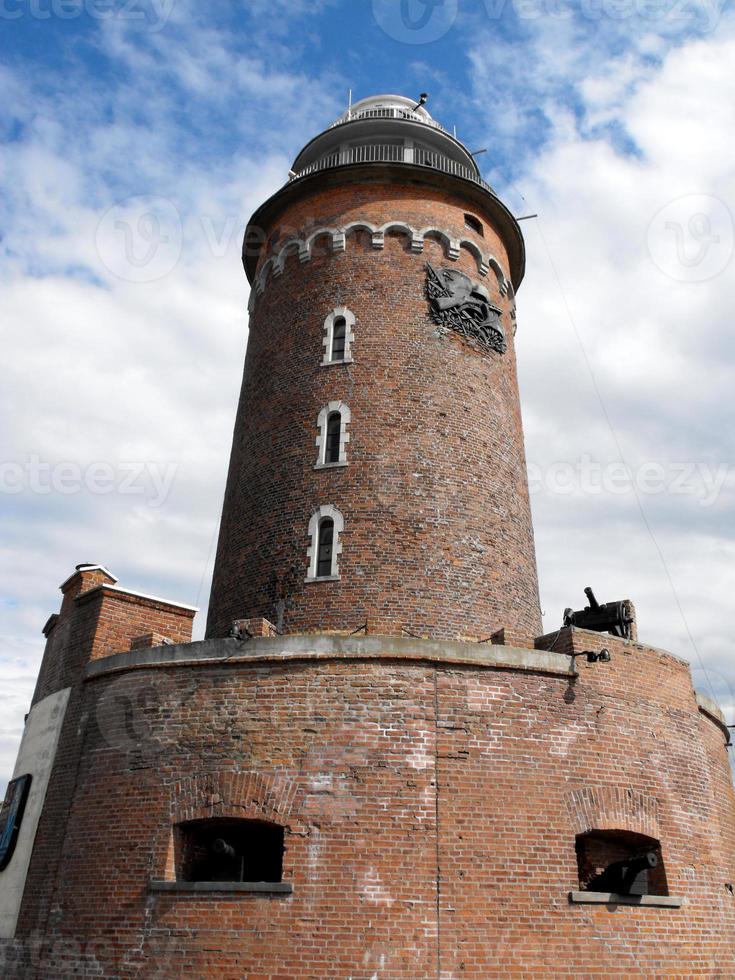 Lighthouse in Kolobrzeg, Poland photo