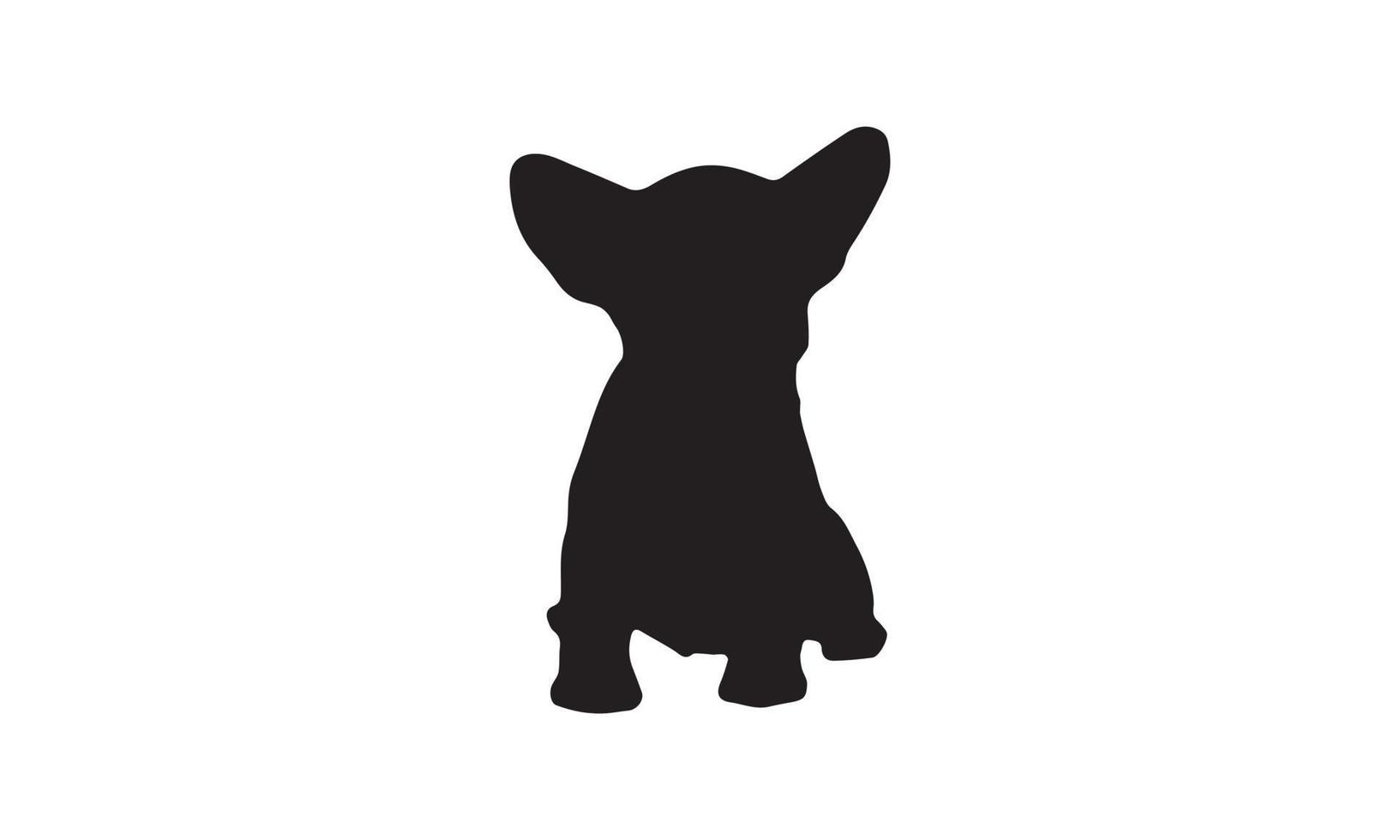 dog silhouette vector illustration design