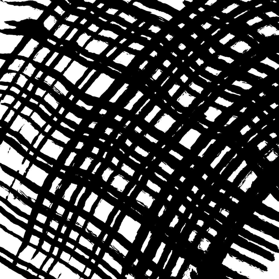 A grid of uneven lines.A hand-drawn grid.Black and white pattern.Background.Vector illustration vector