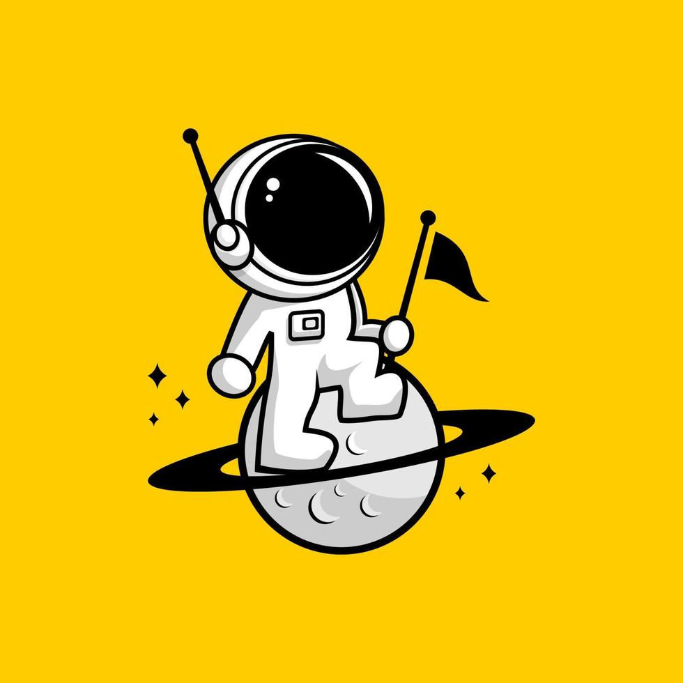 ASTRONAUT CARTOON VECTOR