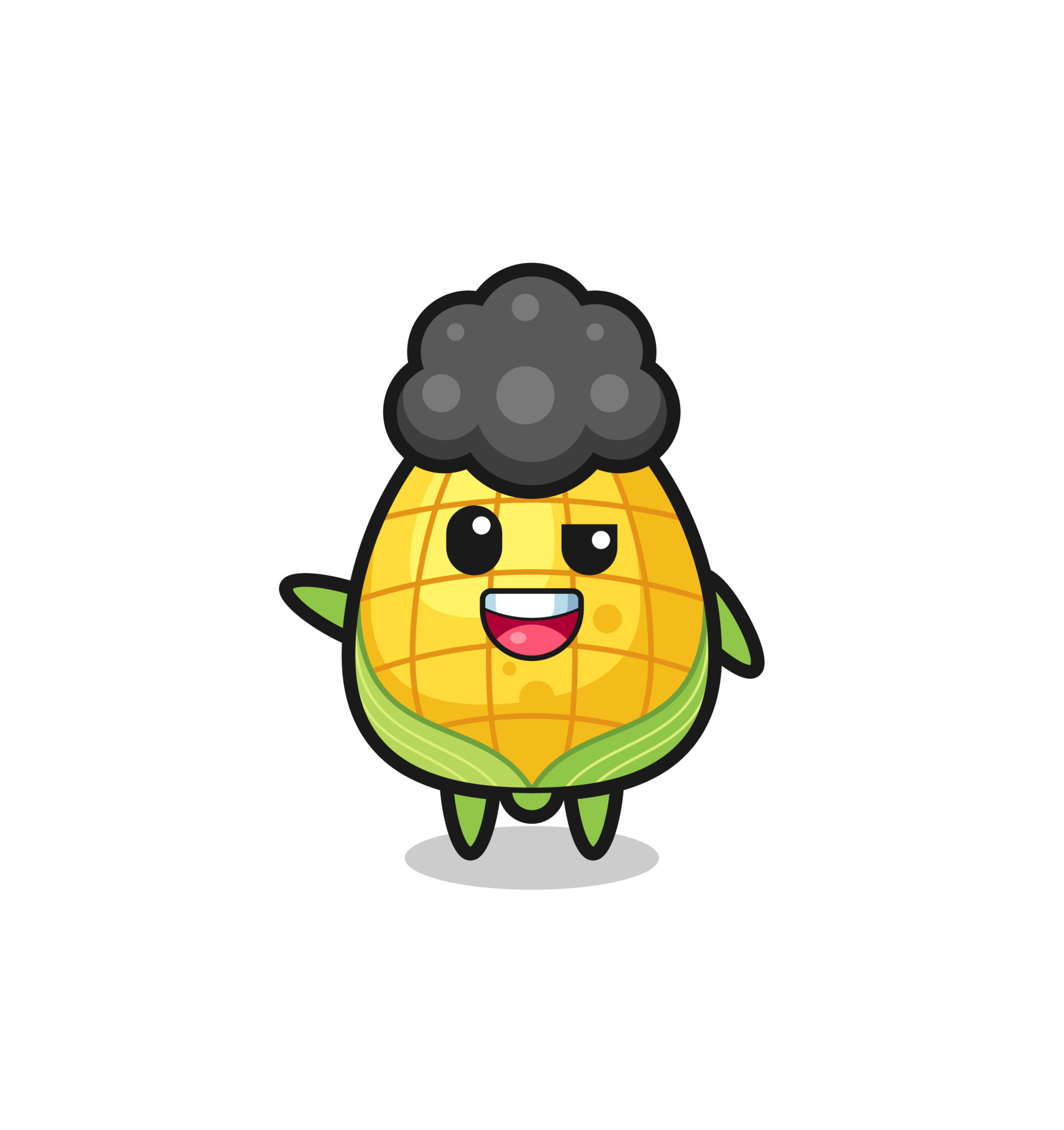 corn character as the afro boy 5394676 Vector Art at Vecteezy