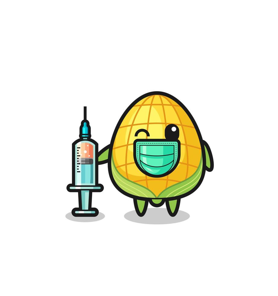 corn mascot as vaccinator vector