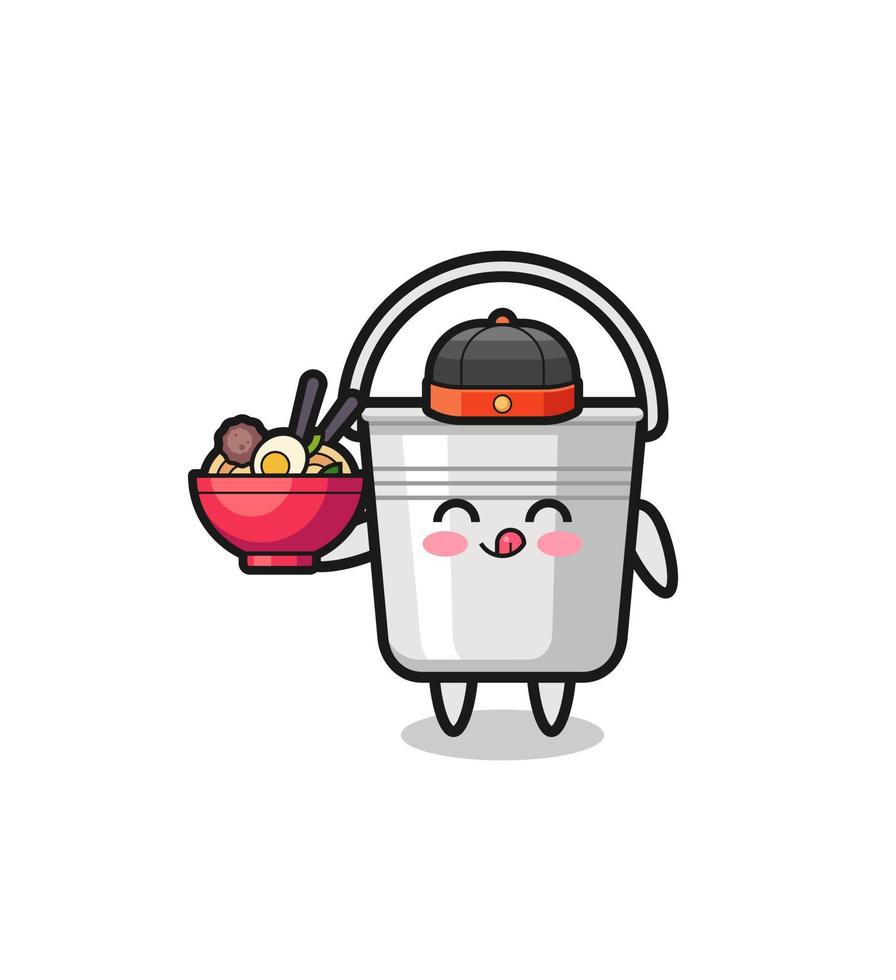 the cute metal bucket character with puke 3454165 Vector Art at Vecteezy