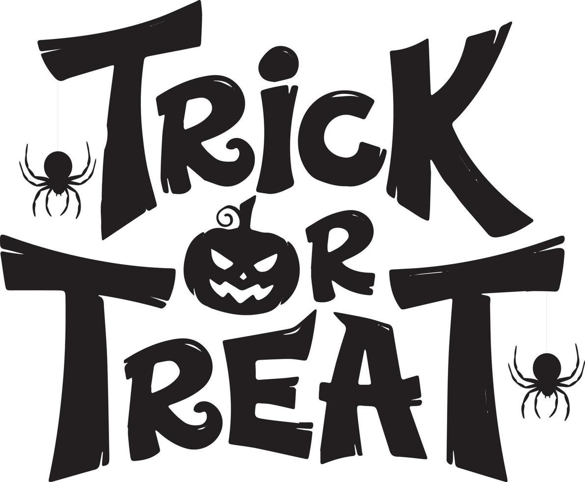 Halloween black Print vector