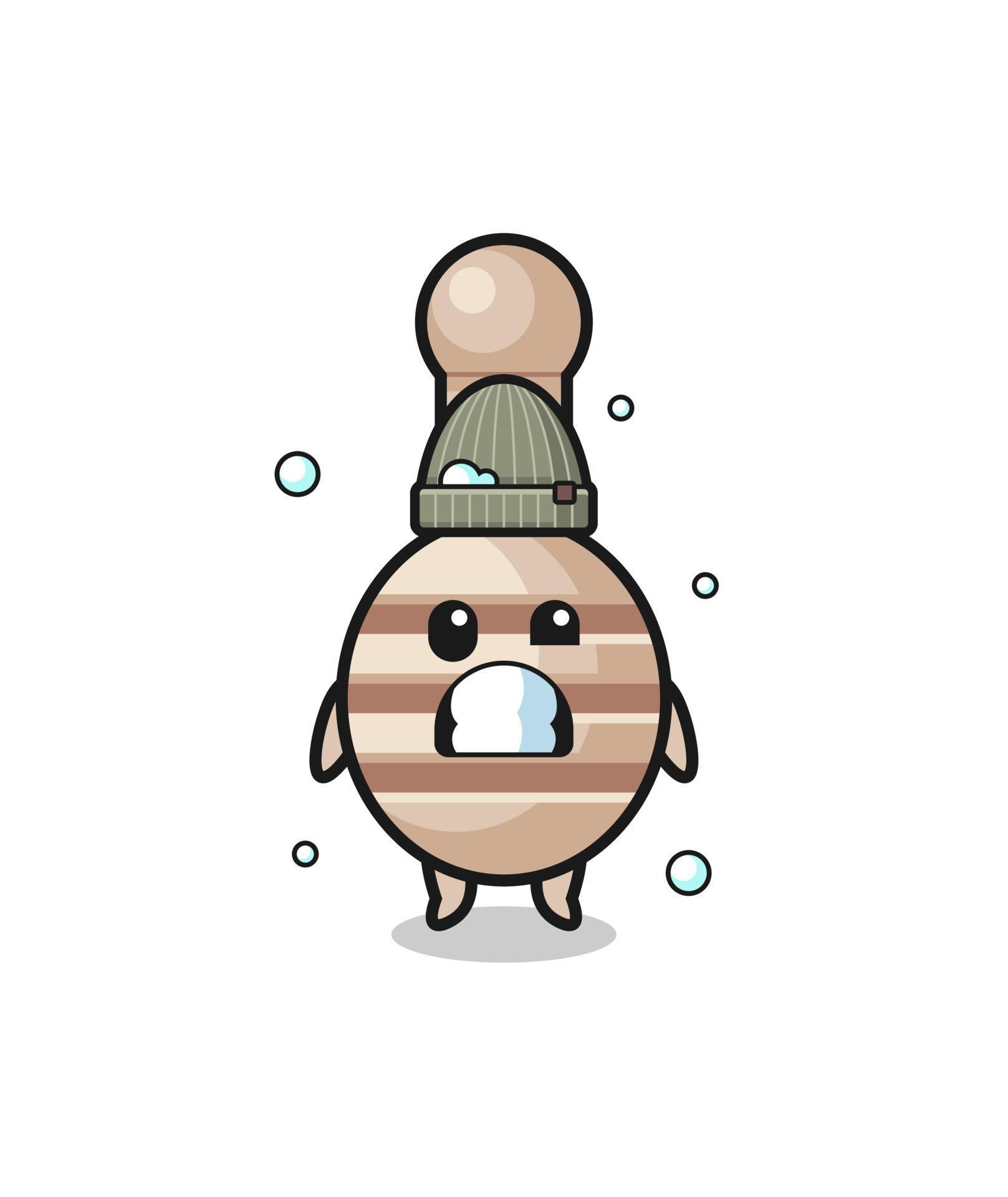 cute cartoon honey dipper with shivering expression 5398470 Vector Art