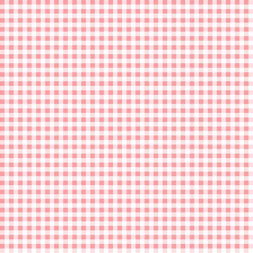 Seamless pink and white patterns of square for background. vector
