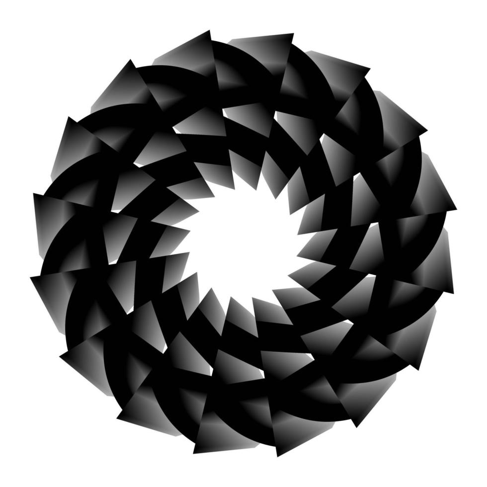 3d abstract logo. Suitable for t-shirts, and so on. vector