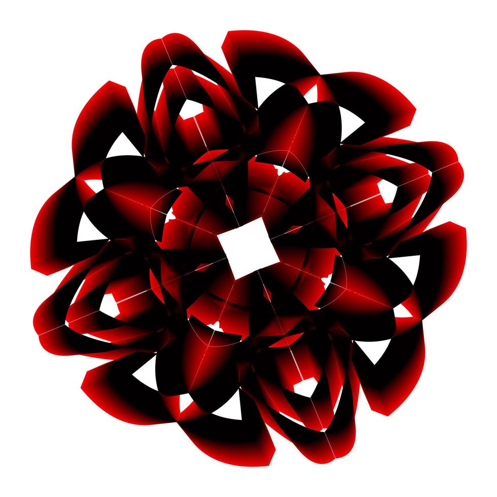3d abstract logo. Suitable for t-shirts, and so on. vector