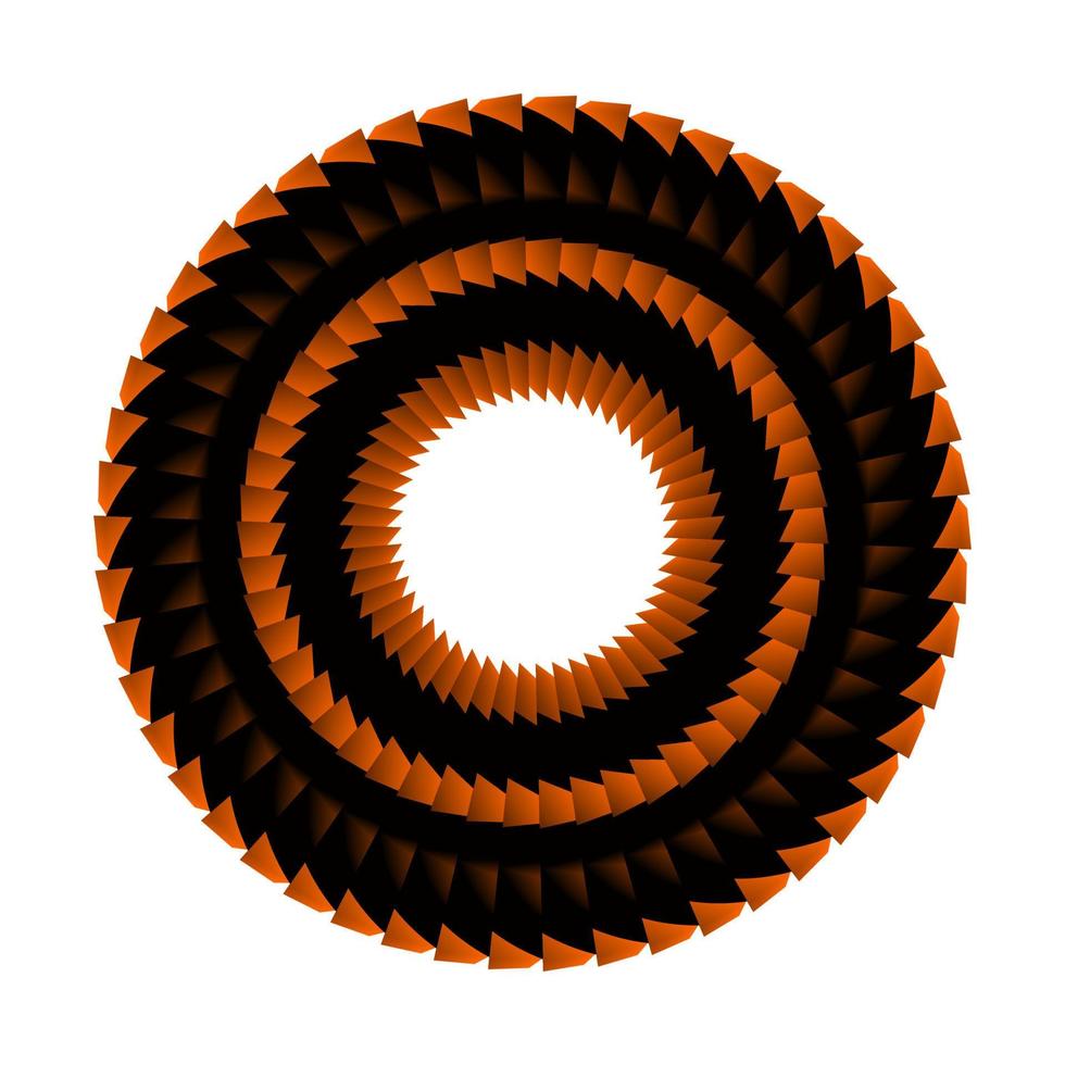 3d abstract logo. Suitable for t-shirts, and so on. vector