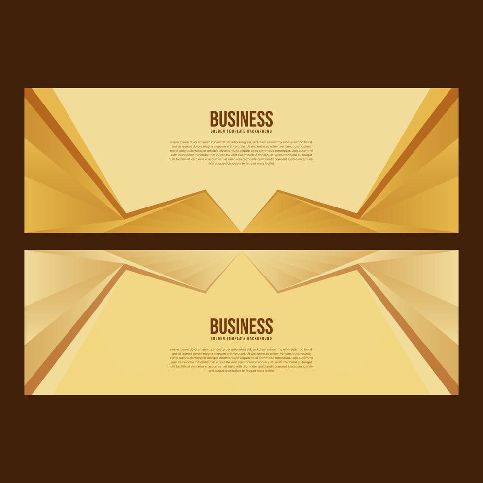 gold background with a flat design suitable for banners and promotional media vector