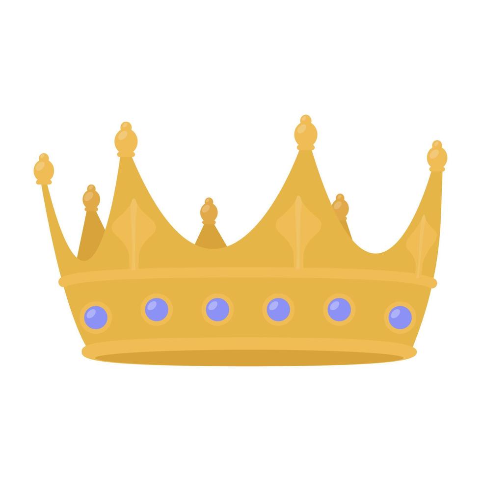 Royal king crown vector