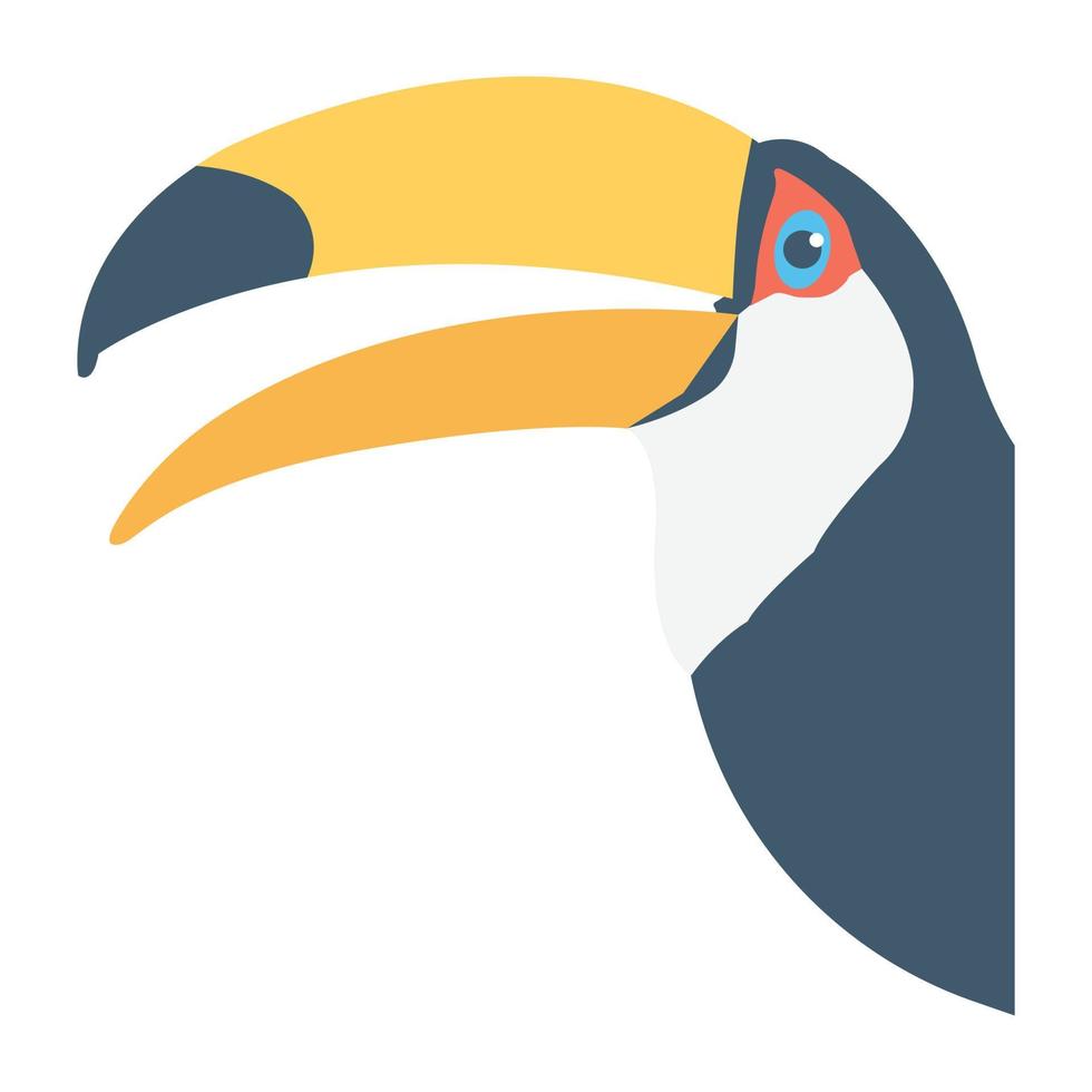 Trendy Toucan Bird vector