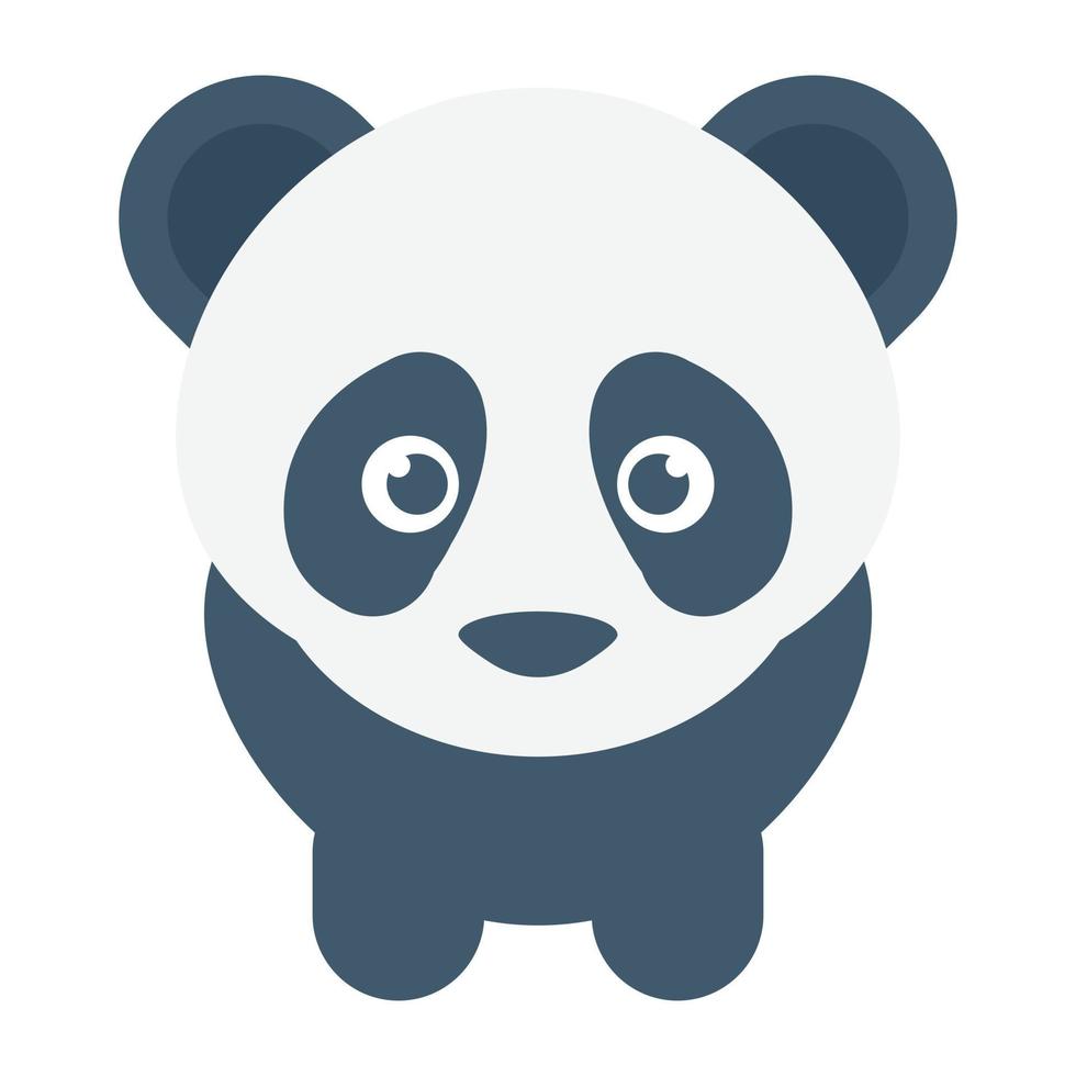 conceptos de panda de moda vector