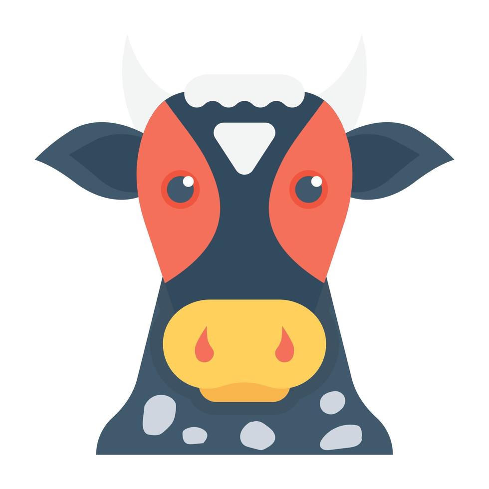 Trendy Cow Concepts vector