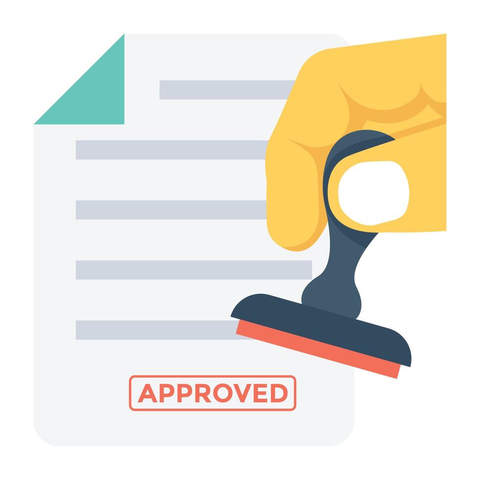Trendy Authorized Concepts vector