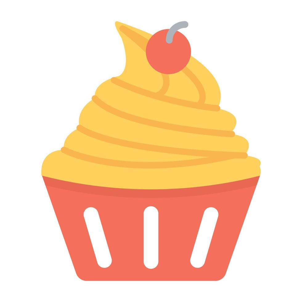 Lemon Cupcake Concepts vector