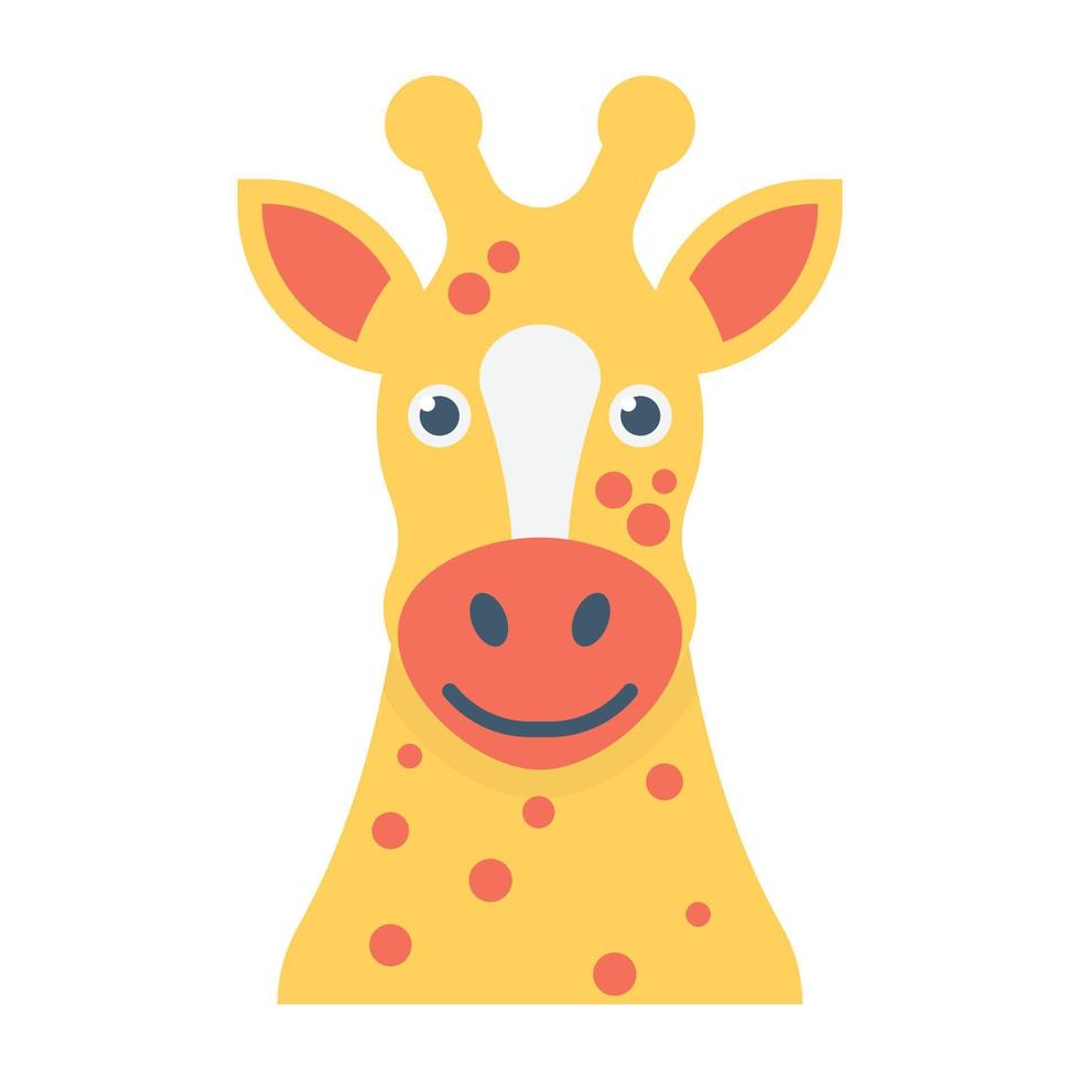 Trendy Giraffe Concepts vector