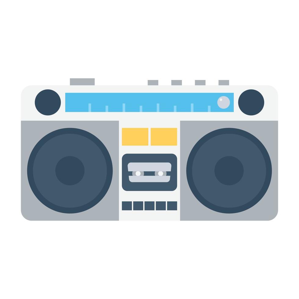 Trendy Boombox Concepts vector