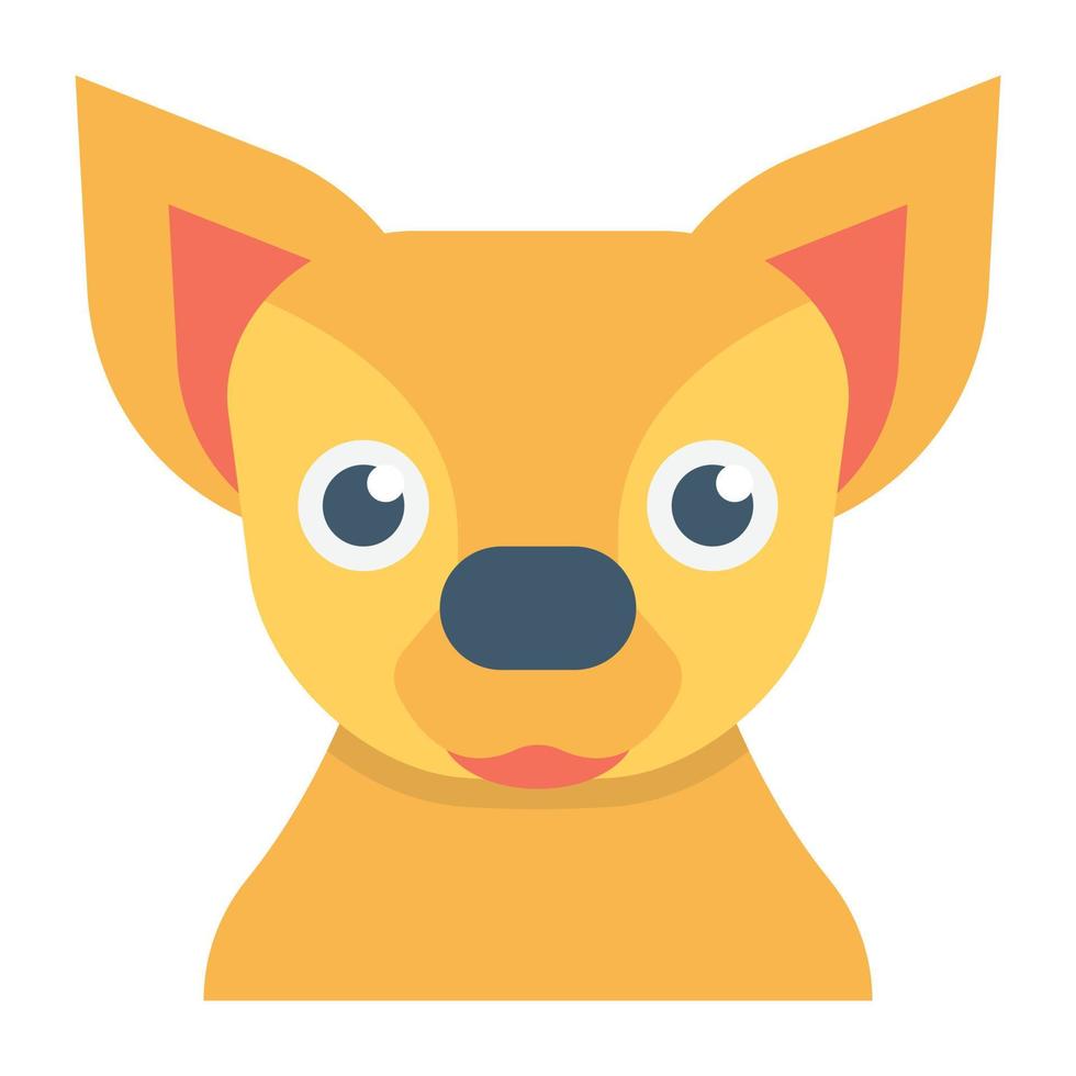 Trendy Fennec Fox vector