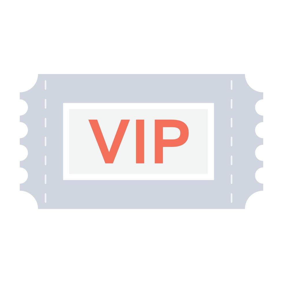 Vip Pass Concepts vector