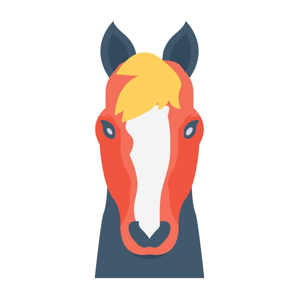 Trendy Horse Concepts vector