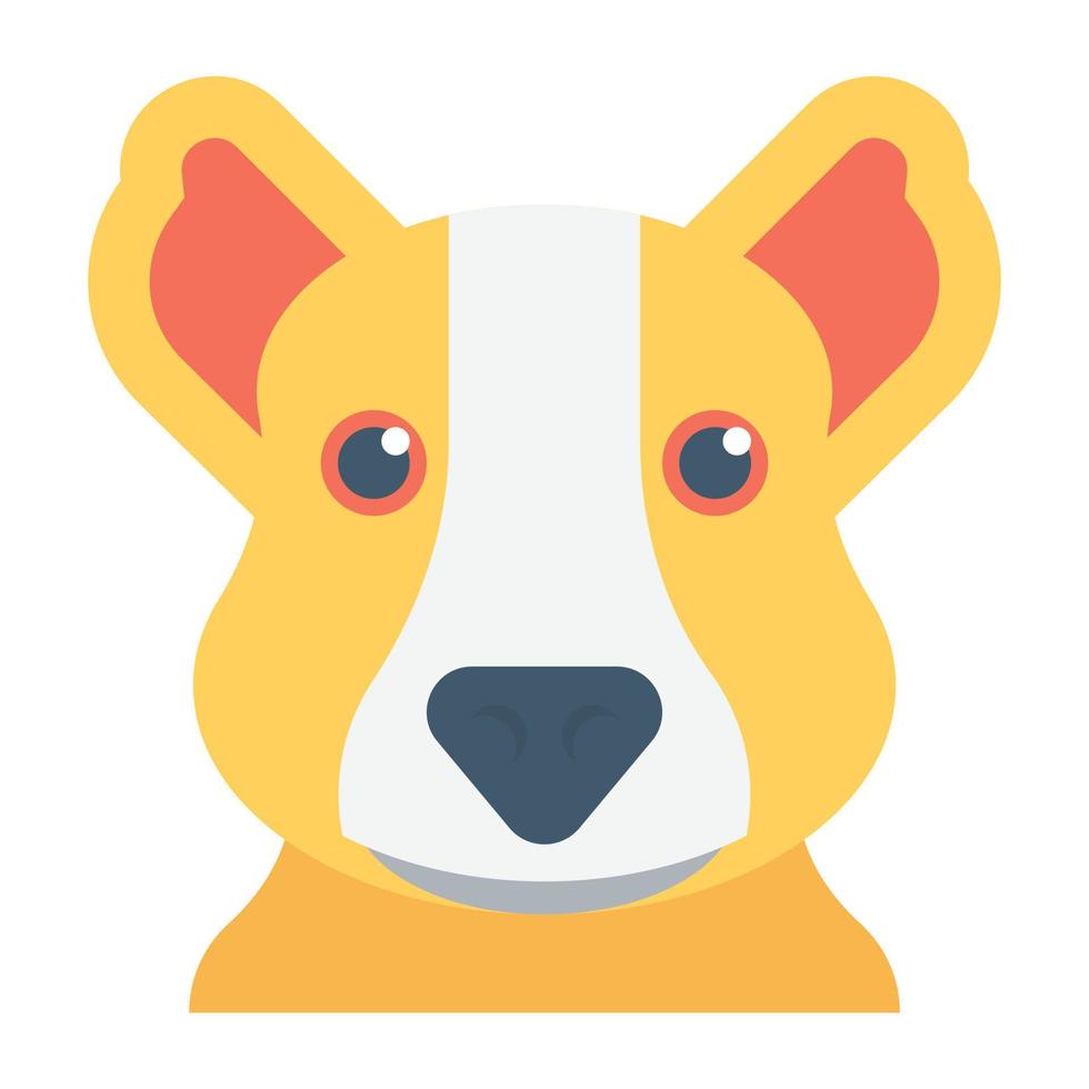 Trendy Dog Concepts vector