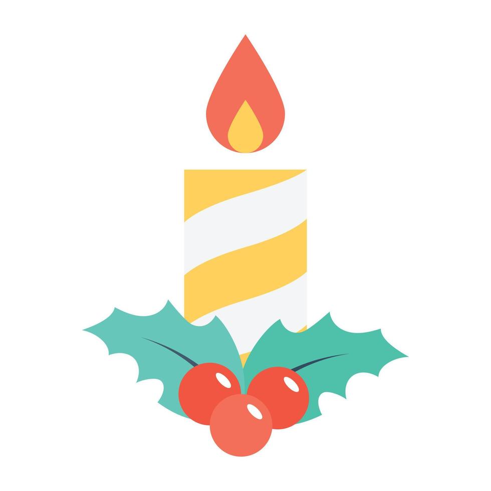 Trendy Candle Concepts vector