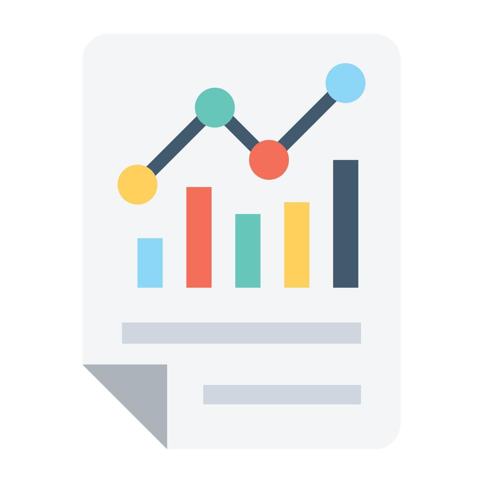 Trendy Report Concepts vector