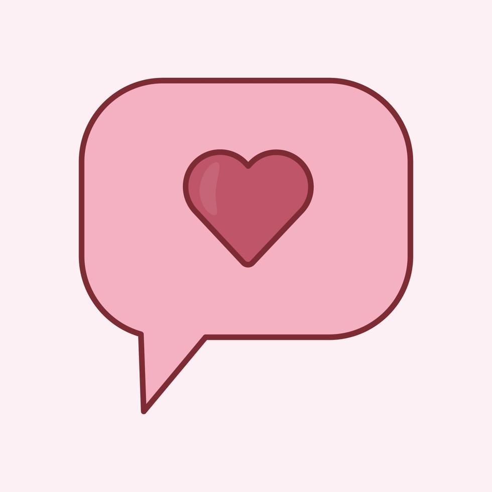 Valentine days icon isolated soft pink background. Vector