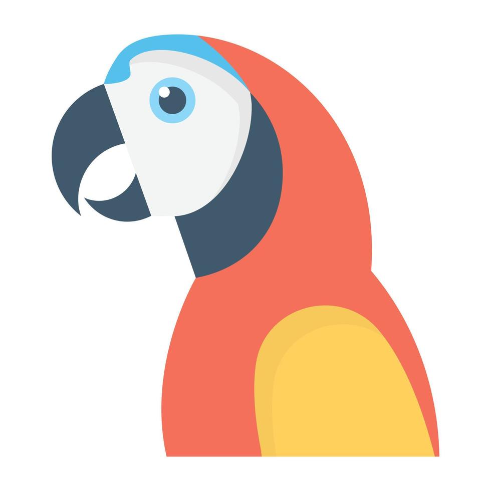 Trendy Parrot Concepts vector